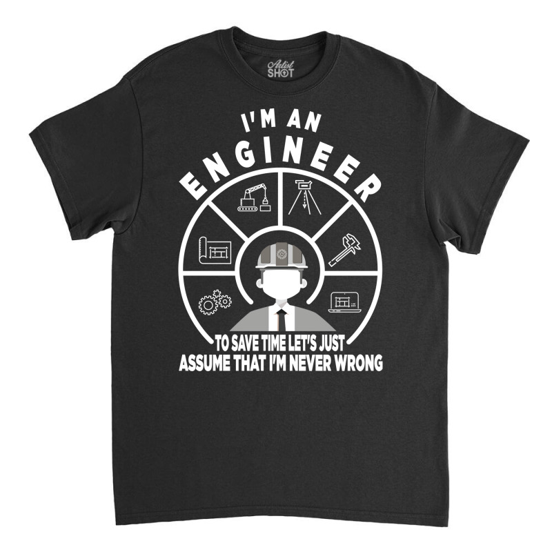 Engineer Profession Civil Engineer Construction Bo Classic T-shirt by tejecirvllq | Artistshot