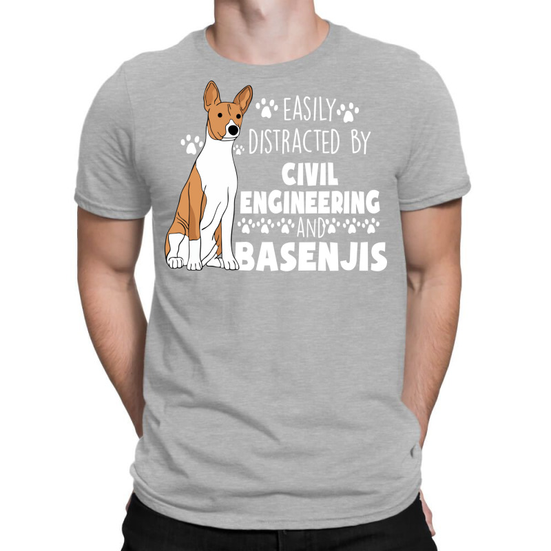 Civil Engineering And Basenjis Aesthetic T-shirt | Artistshot