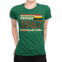 Vintage 1967 Birthday  Limited Edition 1967 Birthd Ladies Fitted T-shirt | Artistshot