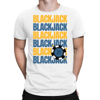 Blackjack 21 Player Casino Gambler Gift Red Funny T-shirt | Artistshot