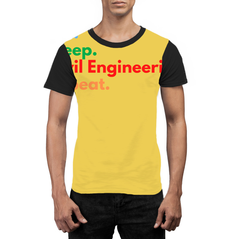 Eat Sleep Civil Engineering Repeat Boy Graphic T-shirt by tonetayenog | Artistshot