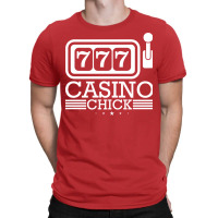 Casino Chick Las Vegas Slot Machine Roulette Woman T-shirt | Artistshot