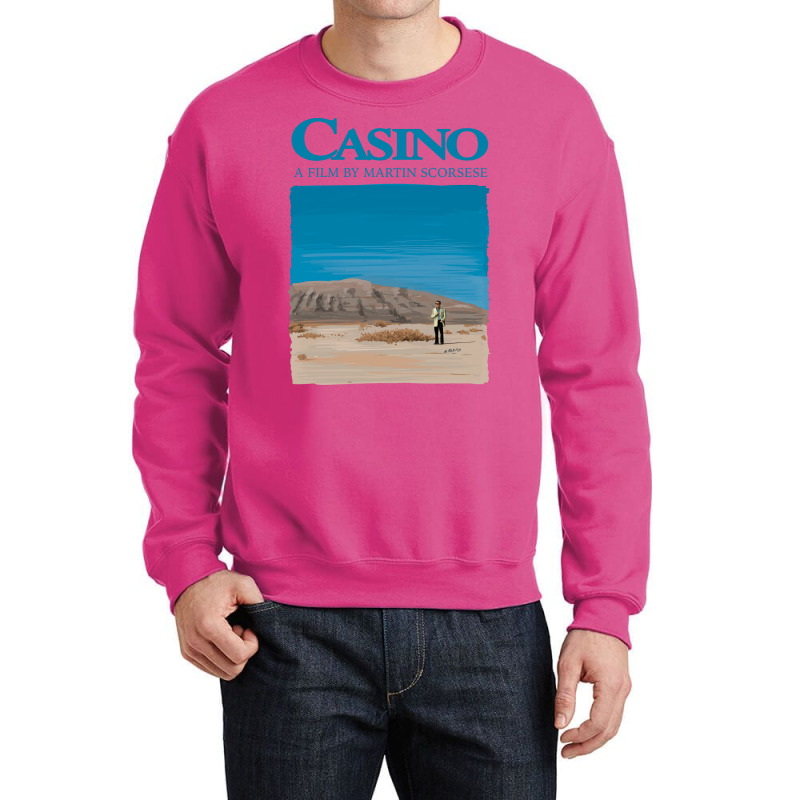 Casino Blue Crewneck Sweatshirt | Artistshot