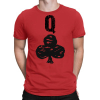 Playing Cards Suit Clubs Queen Cool T-shirt | Artistshot