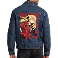 Kakegurui Mary Saotome Love Men Denim Jacket | Artistshot