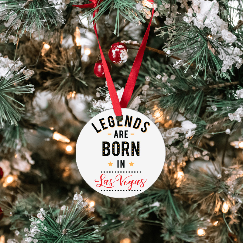 Legends Are Born In Las Vegas Tumblr Ornament | Artistshot