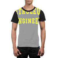 Petroleum Engineer In Yellow Color Text Gift Graphic T-shirt | Artistshot