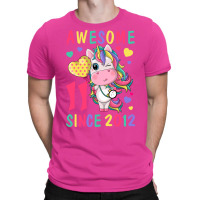 Cute Unicorn Awesome 11th Birthday Since 2012 Trav T-shirt | Artistshot