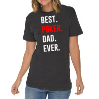 Best Poker Dad Ever Blue Vintage T-shirt | Artistshot