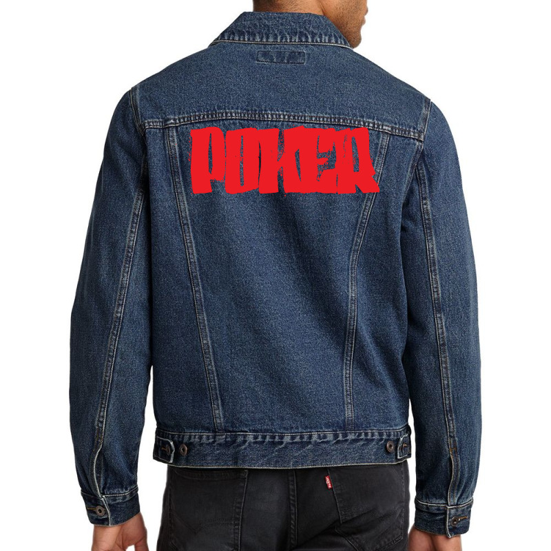 Poker Girl Men Denim Jacket | Artistshot