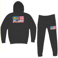 Civil Engineer American Flag Patriotic Civil Engin Hoodie & Jogger Set | Artistshot