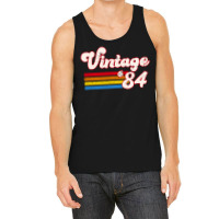 Vintage 1984 Birthday  Retro 84 Birthday   Cool Tank Top | Artistshot