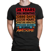 38th Birthday  38 Years Old Vintage Birthday 80s T-shirt | Artistshot