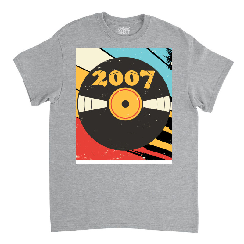 Vintage Retro 2007 Birthday  Vinyl Music Love Classic T-shirt by valvikjbogi | Artistshot