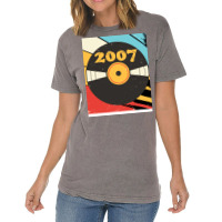 Vintage Retro 2007 Birthday  Vinyl Music Love Vintage T-shirt | Artistshot