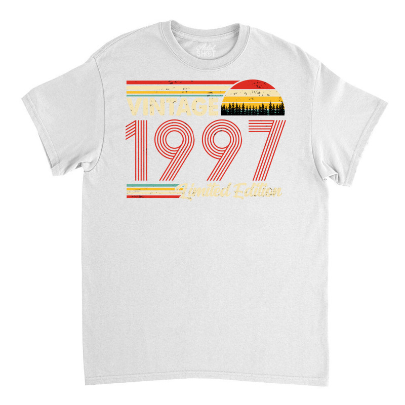 Vintage 1997 Birthday  Limited Edition 1997 Birthd Classic T-shirt by grimeypoochp | Artistshot