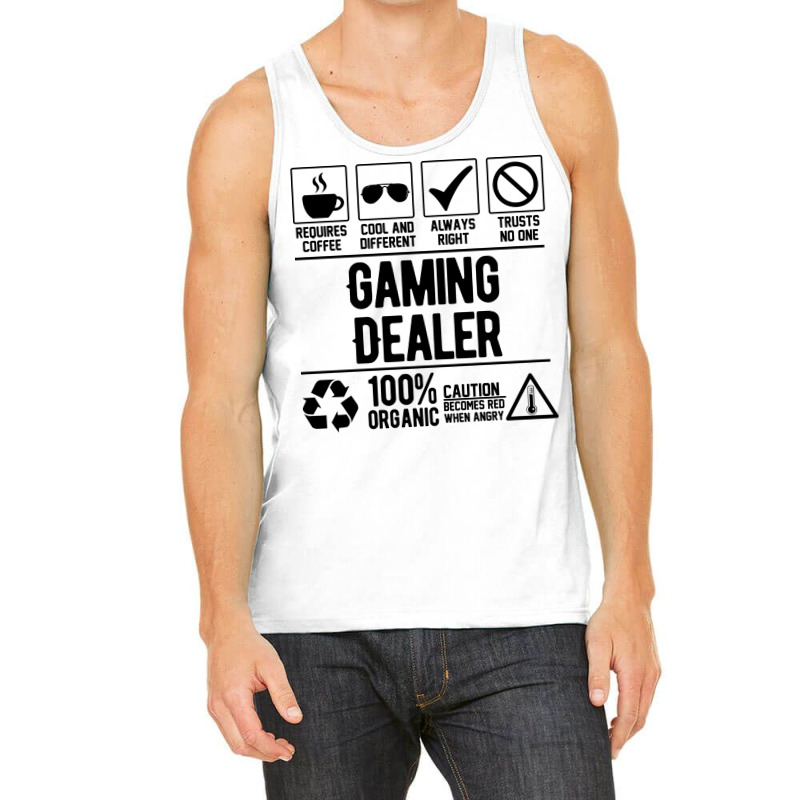 Gaming Dealer Job Black Travel Tank Top | Artistshot