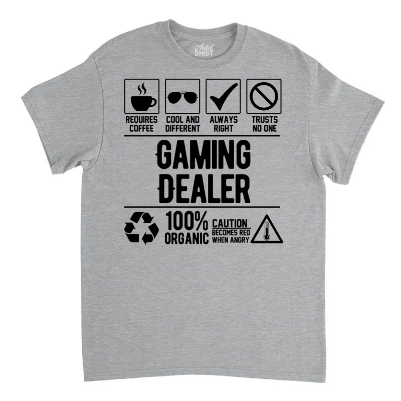 Gaming Dealer Job Black Travel Classic T-shirt | Artistshot