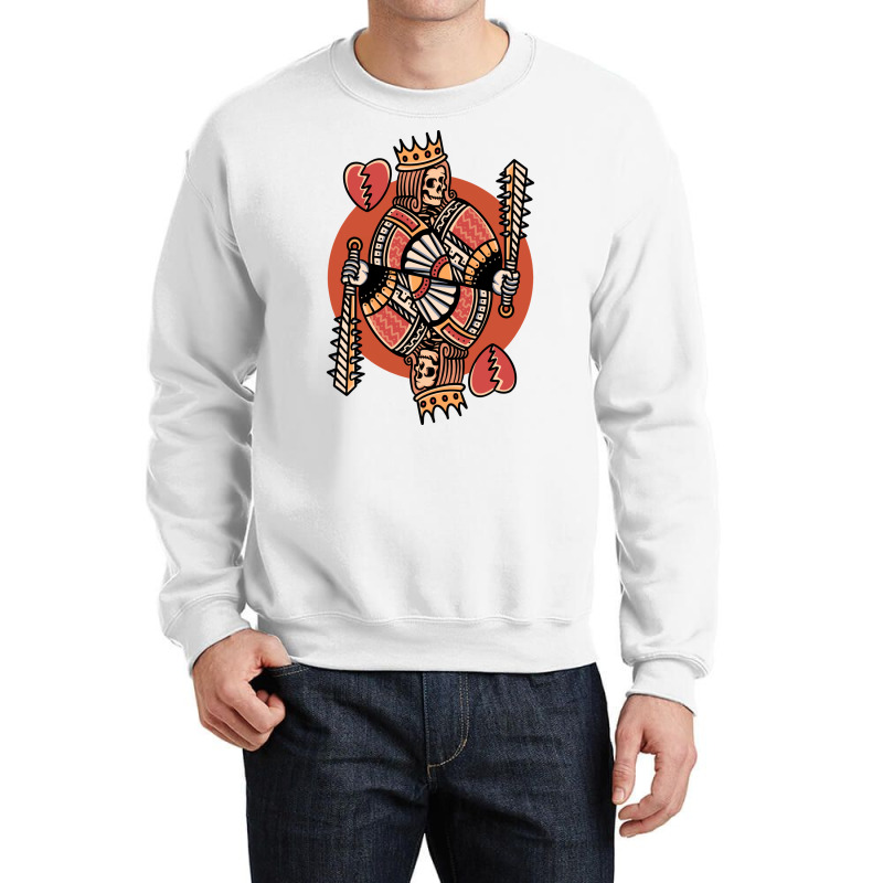 King Heart Breaker Blue Crewneck Sweatshirt | Artistshot