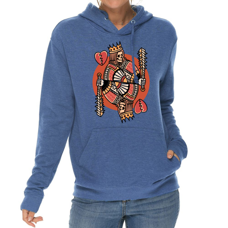 King Heart Breaker Blue Lightweight Hoodie | Artistshot