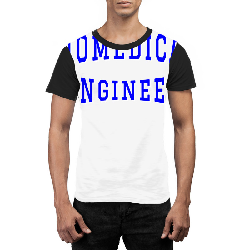 Biomedical Engineer In Blue Color Text Stars Graphic T-shirt by maneulmieyrac | Artistshot