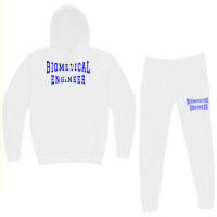 Biomedical Engineer In Blue Color Text Stars Hoodie & Jogger Set | Artistshot