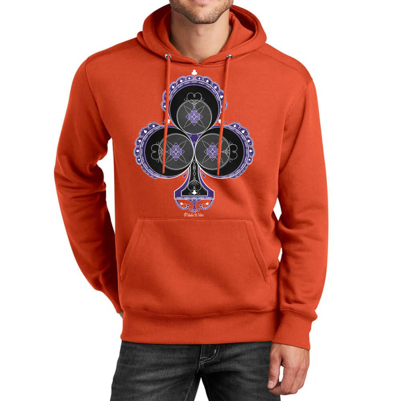 Delicate Ace Of Clubs 70s Unisex Hoodie | Artistshot