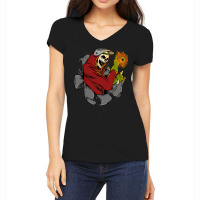 Welder Skull Women's V-neck T-shirt | Artistshot