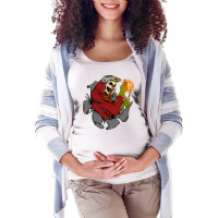 Welder Skull Maternity Scoop Neck T-shirt | Artistshot