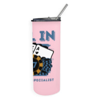 All In 47 47th Poker Casino 47 Years Old Poker Gam Skinny Tumbler | Artistshot