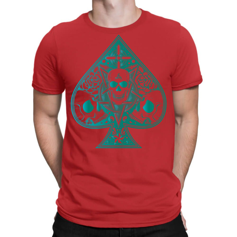 Ace Of Spades Aquamarine Aesthetic T-shirt | Artistshot