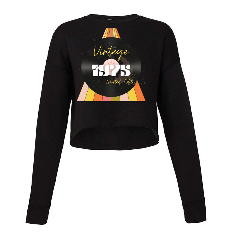 Vintage Limited Edition 1960 To 2000 Gift Cropped Sweater by liljongadesen | Artistshot