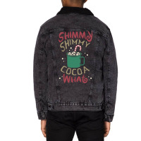 Shimmy Shimmy Cocoa What Aesthetic Unisex Sherpa-lined Denim Jacket | Artistshot