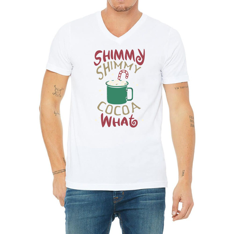 Shimmy Shimmy Cocoa What Aesthetic V-neck Tee | Artistshot