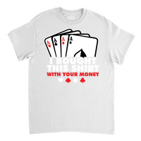 Casino Poker Vegas Omaha Texas Holdem Gambler Trav Classic T-shirt | Artistshot