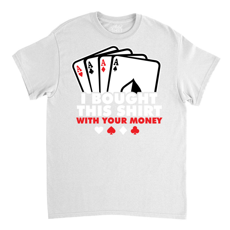 Casino Poker Vegas Omaha Texas Holdem Gambler Trav Classic T-shirt | Artistshot