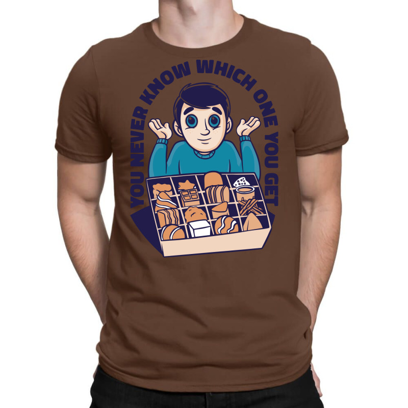 Man And Chocolate Box Boy T-Shirt by leixochairih | Artistshot