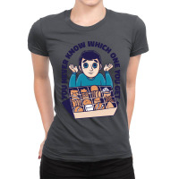 Man And Chocolate Box Boy Ladies Fitted T-shirt | Artistshot