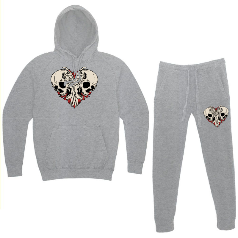 Skull Hearts Stars Hoodie & Jogger Set | Artistshot