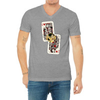 The Kiss Yellow V-neck Tee | Artistshot