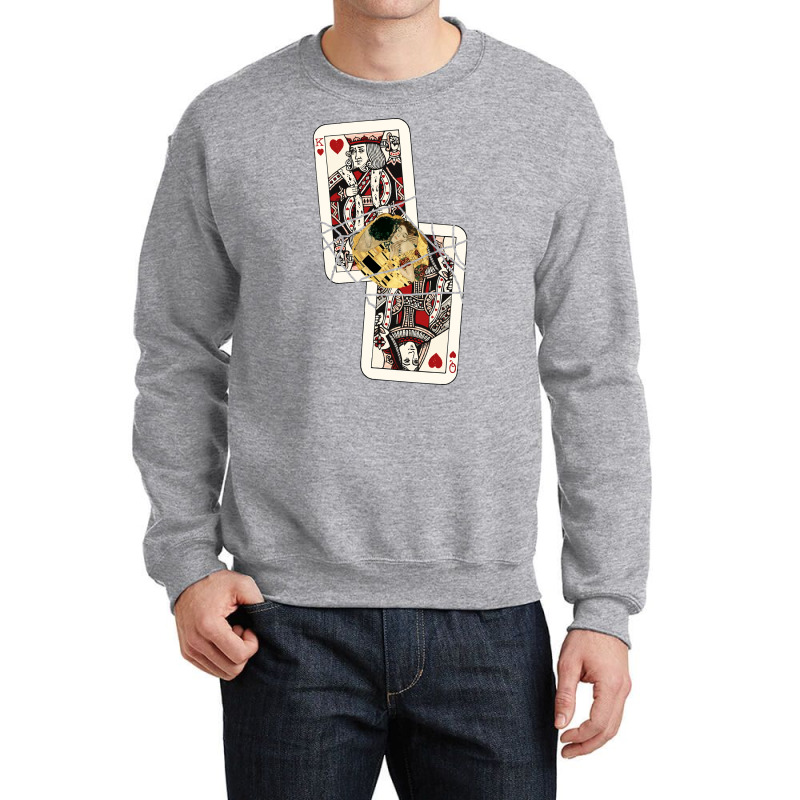 The Kiss Yellow Crewneck Sweatshirt | Artistshot