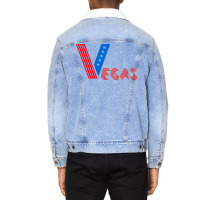 Vegas Usa Funny Unisex Sherpa-lined Denim Jacket | Artistshot