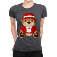 Circus Ringmaster Teddy Bear Funny Ladies Fitted T-shirt | Artistshot