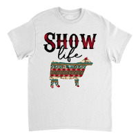 Show Life Livestock Heifer Cow Serape Cheetah Pull Classic T-shirt | Artistshot