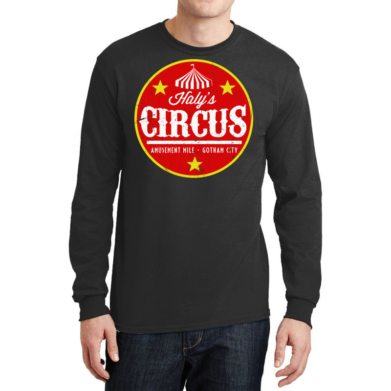 Halys Circus Distressed Aesthetic Long Sleeve Shirts | Artistshot