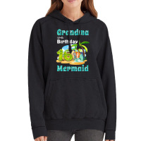 Cute Mermaid Gramma Of The 16th Birthday Nature Vintage Hoodie | Artistshot