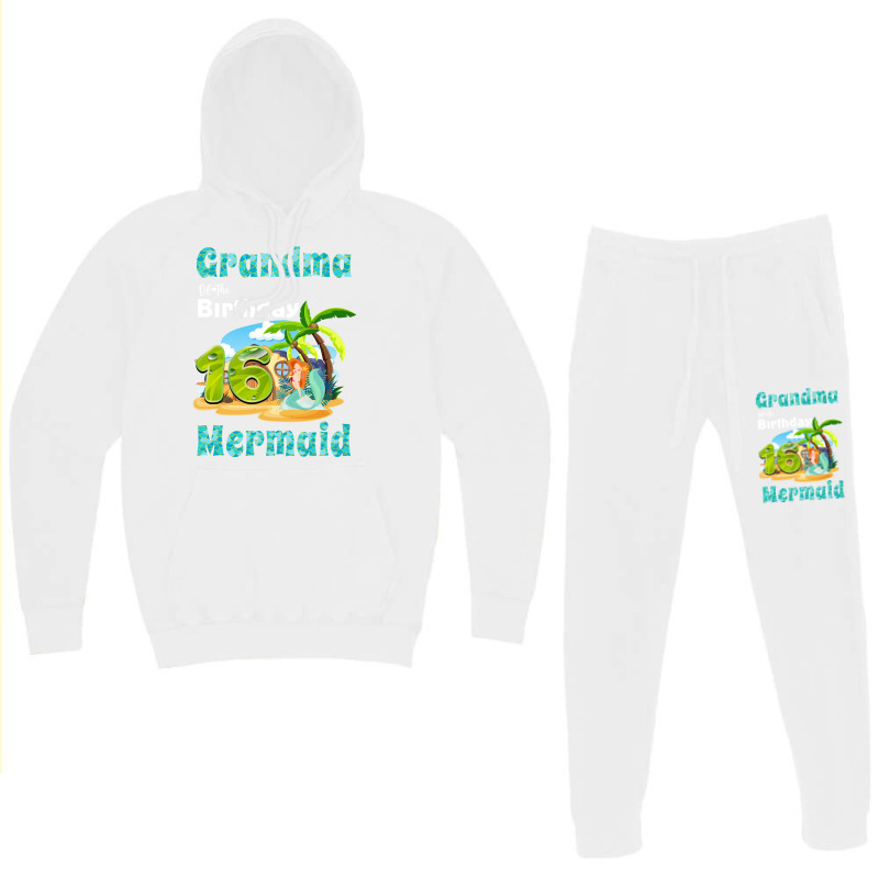 Cute Mermaid Gramma Of The 16th Birthday Nature Hoodie & Jogger set by dherarguberax | Artistshot