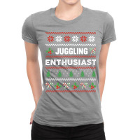 Juggling Enthusiast Ugly Christmas Sweater Gift Fu Ladies Fitted T-shirt | Artistshot