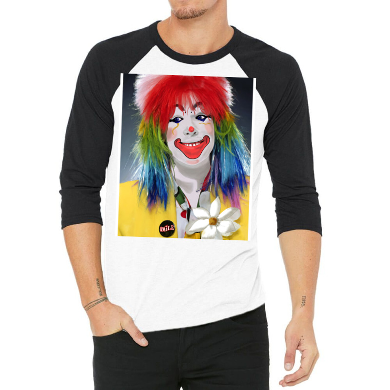 Smiling Clown Vintage 3/4 Sleeve Shirt | Artistshot