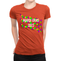 Mardi Gras Beads Stars Ladies Fitted T-shirt | Artistshot